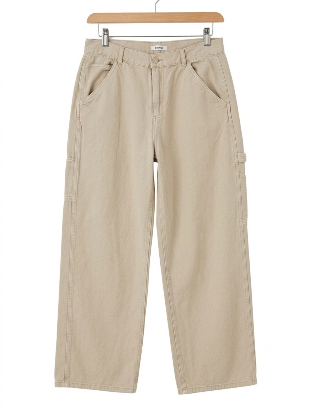 Garage High Rise Carpenter Pants Tan Utility Streetwear Grunge Gorpcore Size 11